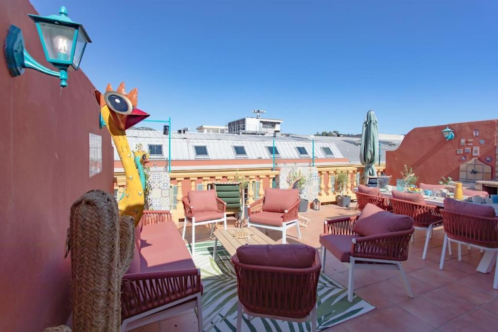 #48 Suite Jean Top Floor Terrace 5Min Walk Sea Ac Nice Luaran gambar