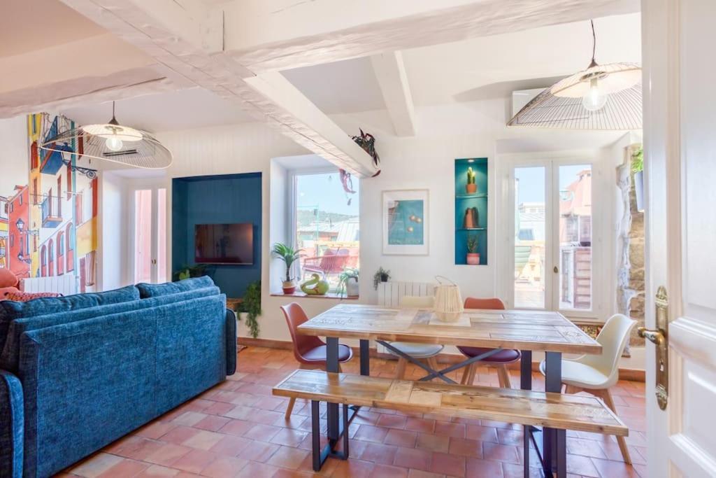 #48 Suite Jean Top Floor Terrace 5Min Walk Sea Ac Nice Luaran gambar