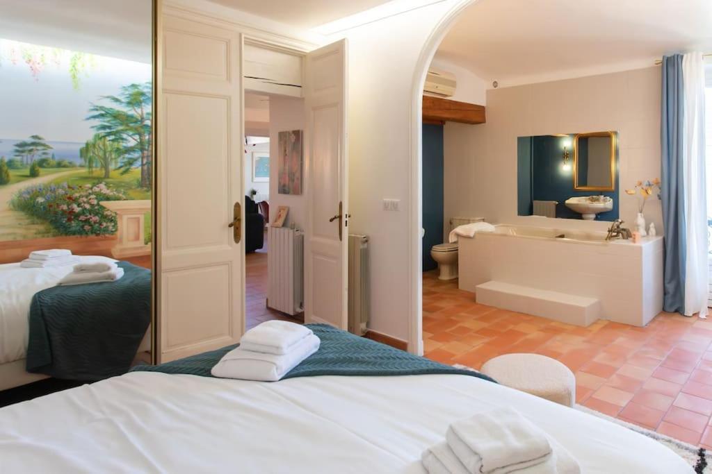 #48 Suite Jean Top Floor Terrace 5Min Walk Sea Ac Nice Luaran gambar