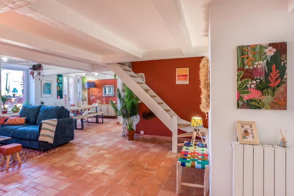 #48 Suite Jean Top Floor Terrace 5Min Walk Sea Ac Nice Luaran gambar